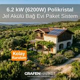 6,2 Kw (6200W) Bağ Evi Hazır Solar Sistem 2 - Jel Akülü | Kolay Kurulum