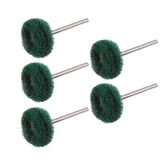 6205x5 5'li Paket Pimli Aşındırıcı Temizleme Polisaj Keçe 25mm - Yeşil 180 Kum