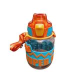 620ml Tritan Çocuk Suluk - Pipetli ve Çocuk Kilit Mekanizmalı, BPA İçermez, Koku Yapmaz Su Matarası - Ergonomik ve Taşınabilir, Askılı Sağlıklı Matara, Okul ve Günlük Kullanımı İçin (Turuncu Mint)