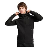 629674-01 Puma Pumatech Full-Zip Hoodie Erkek Ceket Siyah