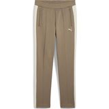 629798-93 Puma T7 Always On Slim Trackpants Kadın Eşofman Altı S&amp;uuml;tl&amp;uuml; Kahve