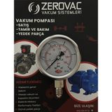 Ø63 mm Alttan Bağlantılı, 0-10 Bar Gliserinli Manometre, Yüksek Hassasiyetli Ölçüm - Seçenek 1