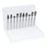 6318 Ahşap-Metal Karbür Kalıpçı Freze Ucu 10 Parça (3 mm Saplı)