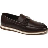 63601 Kahverengi Erkek Loafer Günlük Deri Ayakkabı