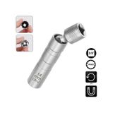 6361 Mıknatıslı Oniki Köşe Mafsallı 3/8" Buji Lokması 14 mm