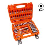 6388 Lokma ve Lokmalı Bits Uç Takımı 1/4" - 53 Parça (72 Diş Cırcırlı)