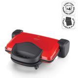 6408878789 Arzum Ar2007 Sultane 1800W 4 Dilim Kapasiteli Izgara Ve Tost Makinesi, 180° Açılır Gövde, Kırmızı