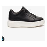 64822 Greyder Hakiki Deri Günlük Rahat Sneaker Erkek Ayakkabı - Siyah