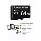 64Gb V30 Hafıza Kartı Araç Ve Güvenlik Kamerası Video Kayıt Class 10 100Mb/S Micro Sd Kart