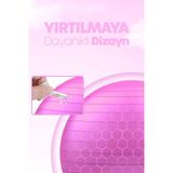 65 Cm Pilates Topu Ve Pompa Seti | 155-170 Cm Boy İçin Uygun Dayanıklı Anti-Slip Pembe