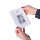 65 Fotoğraf Kapasiteli Pencereli Beyaz Instax Polakart Fotoğraf Albümü