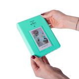 65 Fotoğraf Kapasiteli Pencereli Yeşil Instax Polakart Fotoğraf Albümü