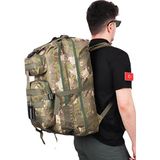 65 Lt Kamp Arazi Sırt Çantası - Aksesuar Fonksiyonlu Outdoor Çanta - Kahverengi
