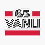 65 Vanlı Plaka Araba Sticker Yapıştırması