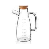 650 Ml Bambu Kapakli Cam Yagdanlik Royaleks-70086