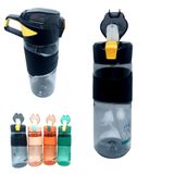 650 ml Tritan Su Şişesi – Dayanıklı ve Hafif Spor Matara, BPA İçermez, Sızdırmaz Kapak, Taşınabilir ve Şık Tasarım, Sağlıklı İçim İçin İdeal, Spor ve Günlük Kullanıma Uygun (Caz Siyahı)