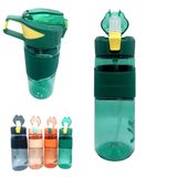 650 ml Tritan Su Şişesi – Dayanıklı ve Hafif Spor Matara, BPA İçermez, Sızdırmaz Kapak, Taşınabilir ve Şık Tasarım, Sağlıklı İçim İçin İdeal, Spor ve Günlük Kullanıma Uygun (Meyve Yeşili)