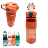 650 ml Tritan Su Şişesi – Dayanıklı ve Hafif Spor Matara, BPA İçermez, Sızdırmaz Kapak, Taşınabilir ve Şık Tasarım, Sağlıklı İçim İçin İdeal, Spor ve Günlük Kullanıma Uygun (Sıcak Turuncu)