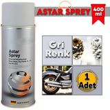 650°C Isıya Dayanıklı Astar Sprey Boya 400 Ml Mat Gümüş Soba Egzoz Şömine Metal Yüzey Boyası