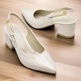 6511 6cm Kadın Topuklu Ayakkabı Stiletto Abiye Düğün Nişan Ayakkabısı - Bej