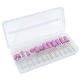 6591 Kalıpçı Mini Taşlama Seti Parmak Taş 12 Parça (Sap: 2.35 mm)