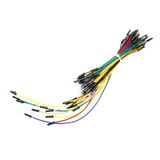 65'li Erkek-Erkek Breadboard Jumper Kablo Seti Esnek 65 Adet