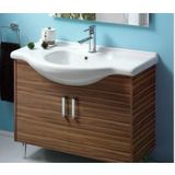 65X50 cm Etajerli Turkuaz Seramik Lavabo Modelleri