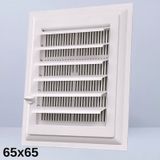 65x65 Plastik Wc Banyo Menfezi - Beyaz