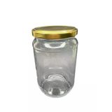 660Ml Şeffaf Cam Konserve Kavanozu Gold Kapaklı , 30 Adet, Cam Kavanoz, Konserve Kavanozu, Reçel Kavanozu, Bal Kavanozu, Saklama Kavanozu