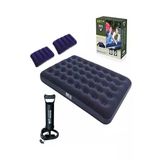 67002 Çift Kişilik Şişme Yatak Set 191 X 137 X 22 Cm ( Pompa Ve 2 Yastık Dahil)
