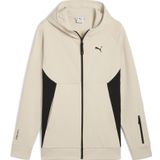 684605-87 Puma Tech Full-Zip Hoodie Erkek Ceket Krem