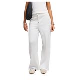 693284-02 Puma Her Comfort High-Waist Wide Kadın Eşofman Altı Beyaz