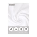 6'lı Beyaz Banyo Havlusu - 70X140 Cm, 490 GR,%100PAMUK, Spa ve Otel Havlusu, Günlük Kullanıma Uygun - standart