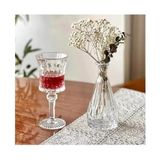 6'lı Kristal Kadeh Seti - 200 ml Zarif Desenli Bardak, Su ve Şerbet Kadehi, Davet ve Günlük Kullanım Için Şık Tasarım