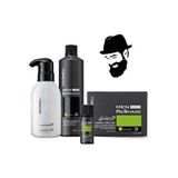 6ca Men Reshade Saç ve Sakal Boyası 4 x 20 ml + Oksidan Losyon 250 Mll (Açık Kahve)