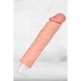 6cm Dolgulu Realistik 19.4cm Penis Kılıfı Ten Rengi