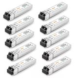 6Comgıga 10Gbase-Sr Sfp+ Alıcı-Verici, 10G 850Nm Lc Çok Modlu Modül, 300M'ye Kadar Cisco Sfp-10G-Sr, Meraki, Ubiquiti Uf-Mm-10G, Mikrotik, Netgea