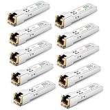 6Comgıga Sfp+ Alıcı-Verici, Cisco Sfp-10G-T-S, Ubiquiti Uf-Rj45-10G, Netgear, D-Link, Supermicro, Tp-Link İçin Sfp+ Rj45 Bakır Modülü, 30 M'ye