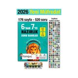 6'dan 7'ye Hazırlık Kitabı 2026 Yaz Tatili İngilizce Kartlar