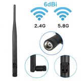 6Dbi Rp Sma Erkek Anten Dikey 20Cm Rf Wifi Sinyal Kuvvetlendirici 2.4Ghz 5.8Ghz 2G 3G 4G