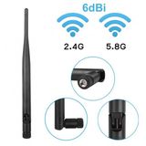 6Dbi Sma Erkek Anten Dikey 20Cm Rf Wifi Sinyal Kuvvetlendirici 2.4Ghz 5.8Ghz 2G 3G 4G