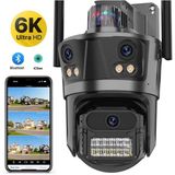 6k Ultra Hd Ptz Kablosuz Cctv Kamera | 3 Lens, 3 Ekran, Wifi Ip, Hareket Takibi Mobil Uygulama