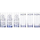 6'lı 200ML Beyaz Rakı Bardağı Seti, Şık ve Kullanışlı Içki Bardağı Koleksiyonu - Seçenek 1