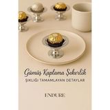 6'lı Abs Dekoratif Gold Kaplama Şekerlik Kase 6'lı Makaronluk Kahve Yanı Sunumluk Lokumluk (Güm