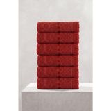 6'Lı Agora Kiremit El Havlusu - 50X80 Cm, 170 Gr, %100 Pamuk, Spa Ve Otel Havlusu