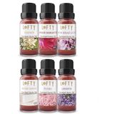 6'lı Aromaterapi Esansiyel Uçucu Yağ Seti (6x10 ml) - Difüzör, Buhurdanlık ve Oda Kokusu Uçucu Yağ Yağları