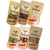 6'lı Avantaj Paketi 250 gr Çiğ Badem Içi + 250 gr Çiğ Fındık Içi + 250 gr Çiğ Kabak Çekirdeği Içi + 250 gr Çiğ Kaju + 250 gr Ceviz Içi + 100 gr Brezilya Cevizi
