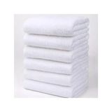 6'Lı Beyaz Banyo Havlusu - 70X140 Cm, %100 Pamuk