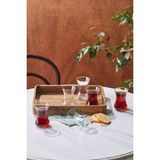 6'lı Beyaz Çay Bardağı Seti 130 Ml, Şık ve Kullanışlı Tasarım - Seçenek 1