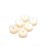 6LI BLACK VANİLYA KOKULU BİTKİSEL TEALIGHT MUM SETİ